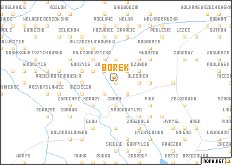 map of Borek