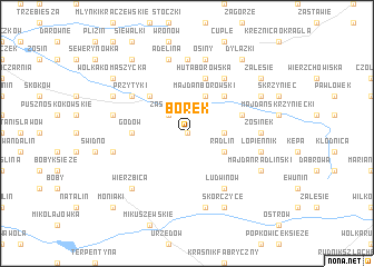 map of Borek