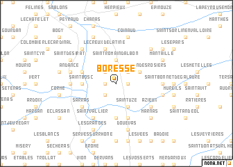 map of Boresse