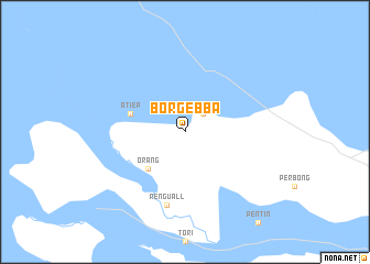 map of Borgebba