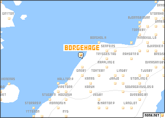 map of Borgehage