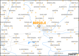 map of Borgele