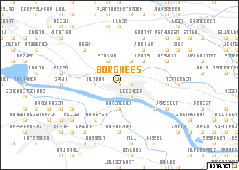 map of Borghees