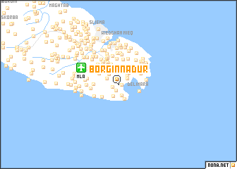 map of Borġ in-Nadur