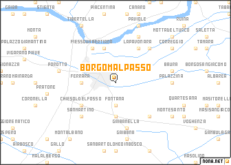 map of Borgo Malpasso