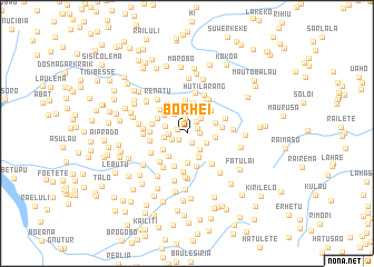 map of Borhei