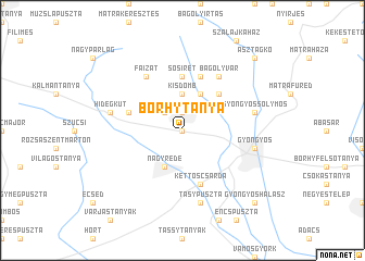 map of Borhytanya