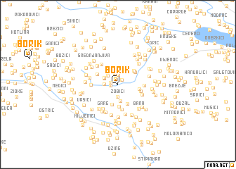 map of Borik