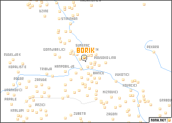 map of Borik