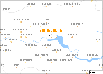 map of Borislavtsi