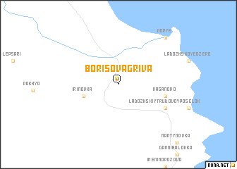 map of Borisova Griva