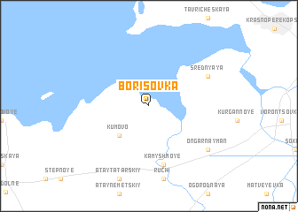 map of Borisovka