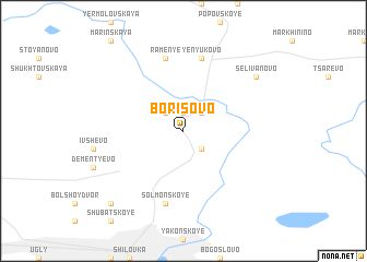 map of Borisovo