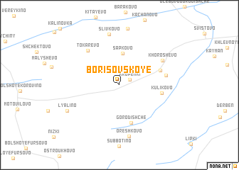 map of Borisovskoye