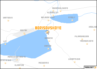 map of Borisovskoye