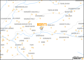 map of Boritʼi