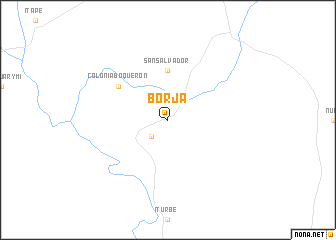 map of Borja