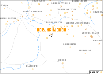 map of Borj Mahjouba