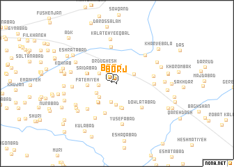 map of Borj