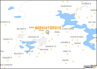 map of Borki Vtoroye