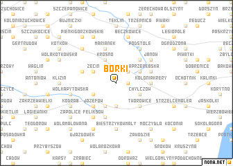 map of Borki