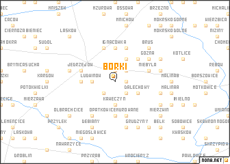 map of Borki