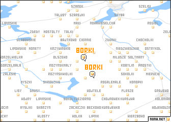 map of Borki