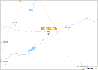 map of Borkund