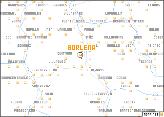 map of Borleña