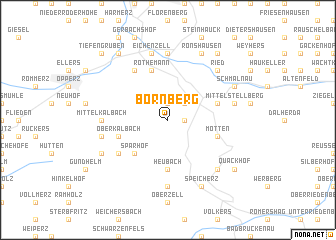 map of Börnberg