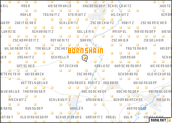 map of Bornshain