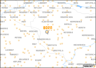 map of Born