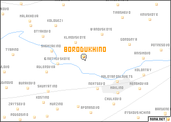 map of Borodukhino