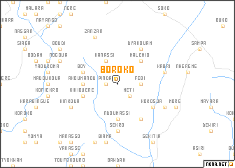 map of Boroko