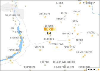 map of Borok