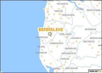 map of Borongleko