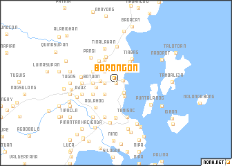 map of Boroñgon