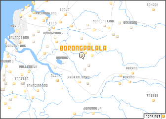 map of Borongpalala