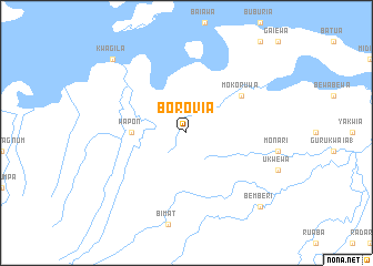 map of Borovia
