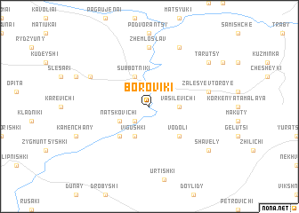 map of Boroviki