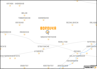 map of Borovka