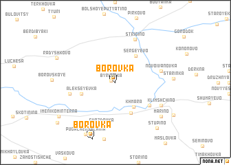 map of Borovka