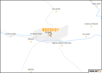 map of Borovoy