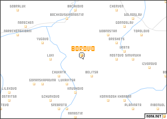 map of Borovo