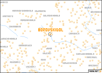 map of Borovski Dol
