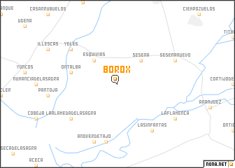 map of Borox