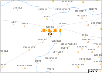 map of Borozdino