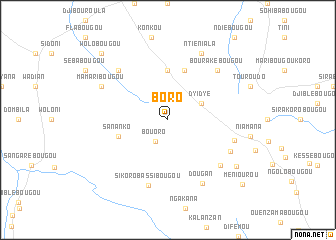 map of Boro