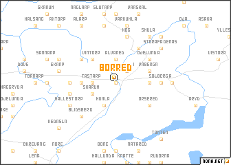 map of Borred