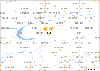 map of Borre